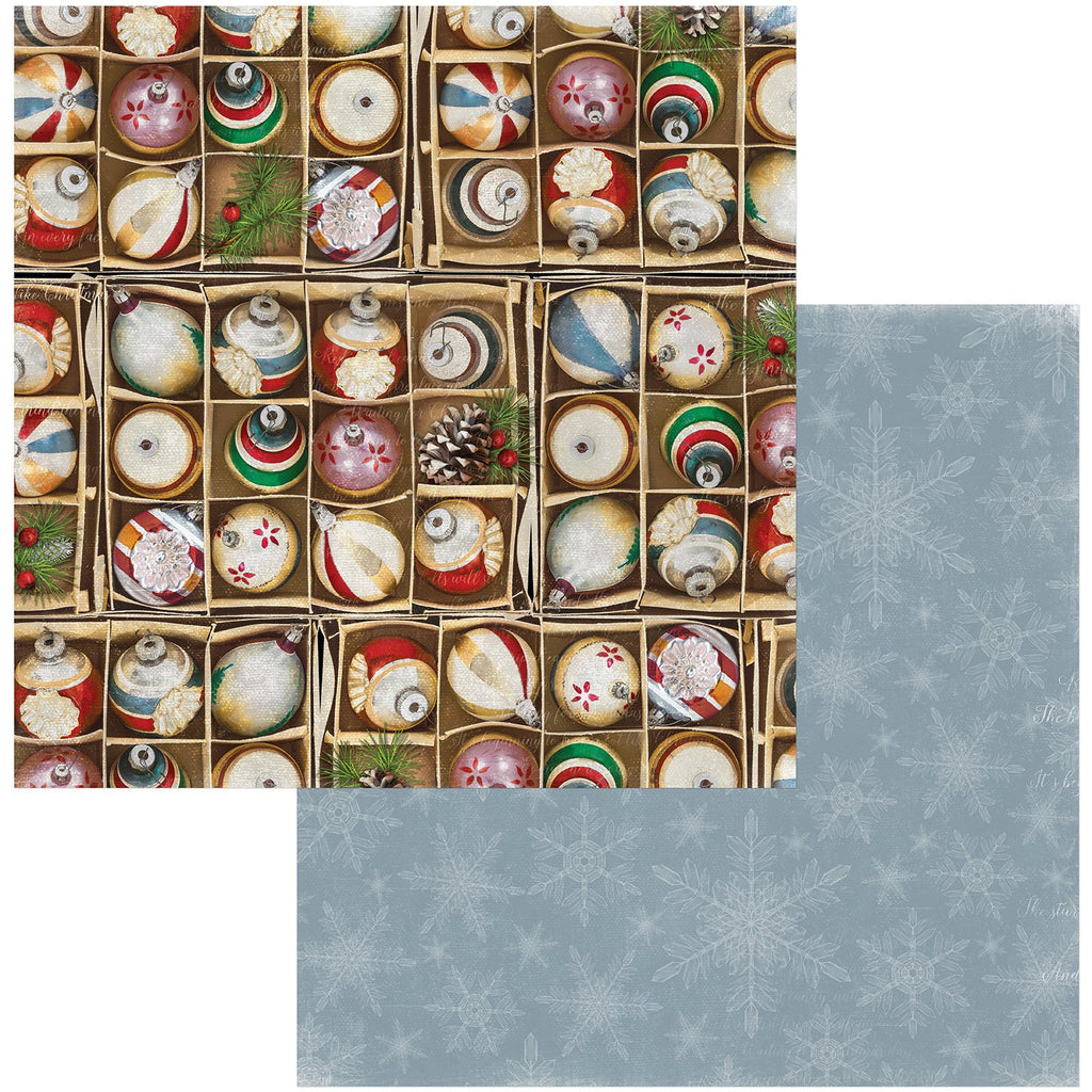 BoBunny - Joyful Christmas Patterned Paper  - 12 X 12 - Decorations