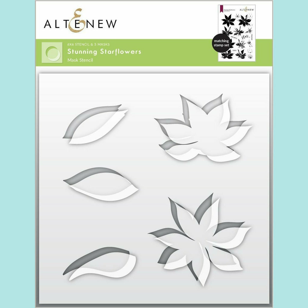 Lavender Altenew - Stunning Starflowers Mask Stencil