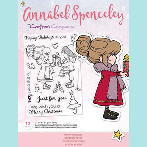 Crafter's Companion - Annabel Spenceley Photopolymer Stamp - Happy Holidays