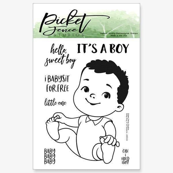 Picket Fence Studios - Baby Boy of All Seasons Stamp