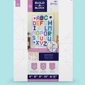 Crafters Companion - Gemini Build-A-Block - Alphabet & Numbers Patchwork System