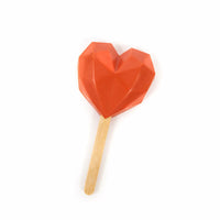 Sugar Crafty - GEO HEART POP - Silicone Mould