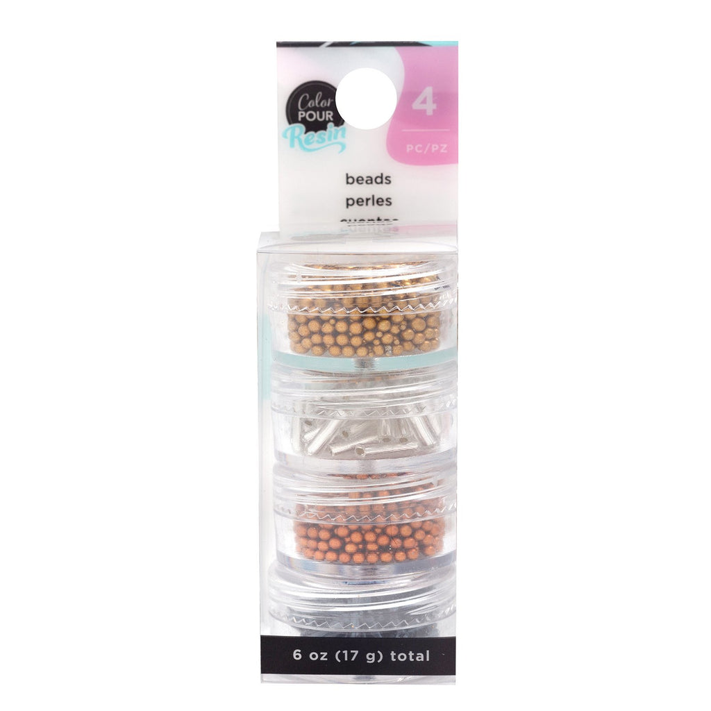 American Crafts - Color Pour Resin - Beads - Metallic