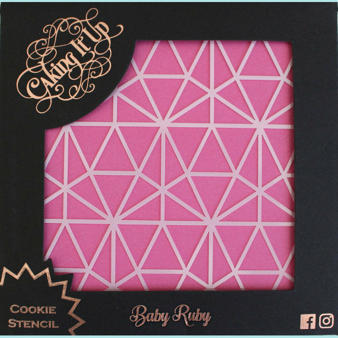 Caking It Up - Cookie Stencil - Baby Ruby