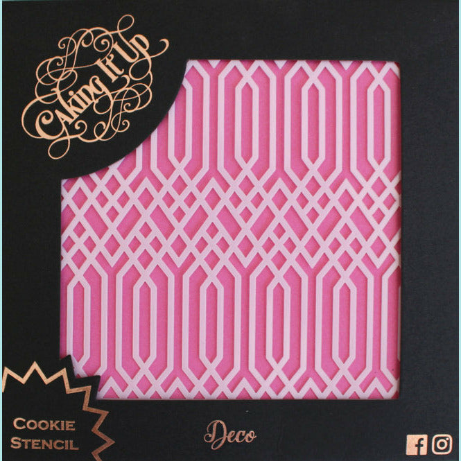 Caking It Up - Cookie Stencil - Deco