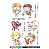 C.C. Designs - New Cupid Love Clear Stamp Set