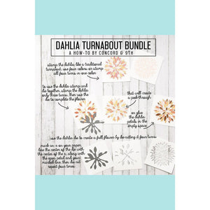 Concord & 9th DAHLIA TURNABOUT™ Stamp and Die Sets