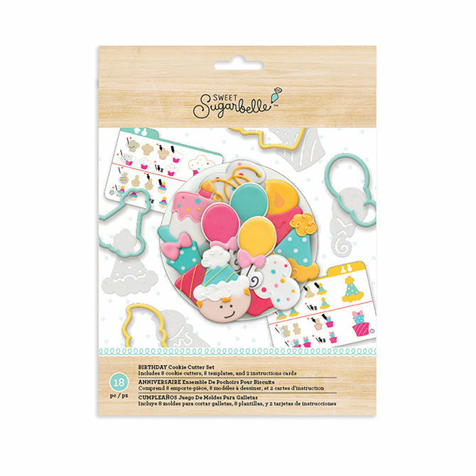 Sweet Sugarbelle - Cookie Cutter Set - Birthday 18 pieces