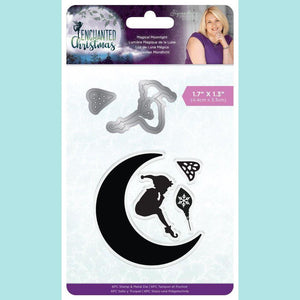 Crafters Companion - Enchanted Christmas Stamp & Die - Magical Moonlight