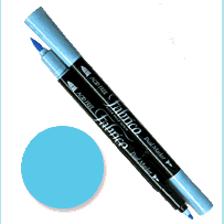 Medium Turquoise Tsukineko - Fabrico Dual Tip Marker