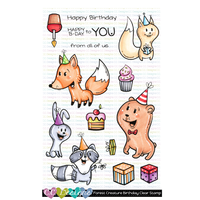 C.C. Designs - Forest Creatures Birthday Clear Stamps and Dies