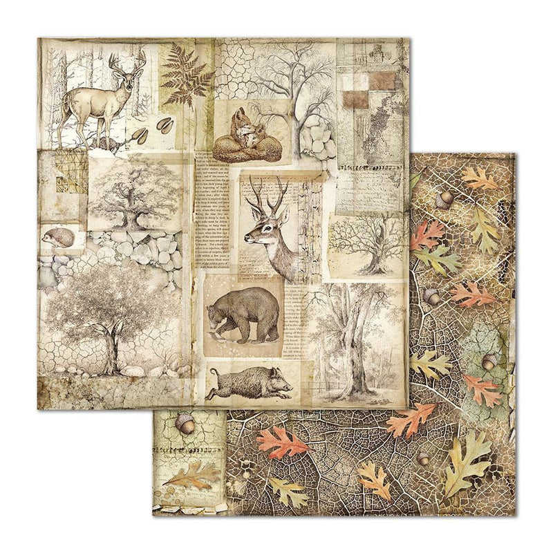 Stamperia - Block 10 Sheets Double Face Forest