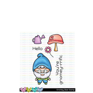 C.C. Designs - Gnomey Clear Stamp Set