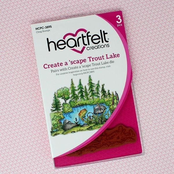 Heartfelt Creations - Create a 'scape Trout Lake Stamp and Die