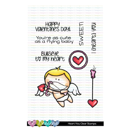 White Smoke C.C. Designs - Heart You Stamp and Die