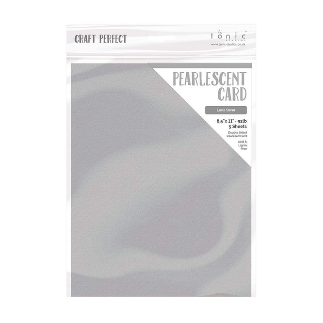 Gray Tonic Studio Craft Perfect Pearlescent Card