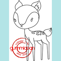 Gummiapan -  Bambi -  Stamp and Die Set