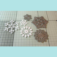 Crafter's Companion Contemporary Christmas Metal Die - Snowflakes of Joy