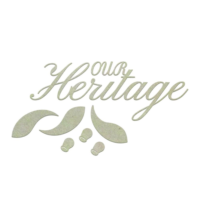 Ultimate Craft Chipboard - Our Heritage (7pc)