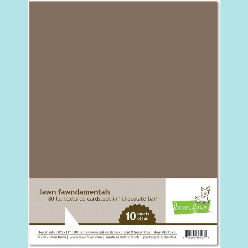 Dim Gray Lawn Fawndamentals - Cardstock - Chocolate Bar