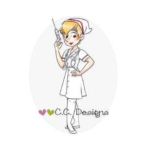 C.C. Designs - Roberto's Rascals Nurse Sue Stamp Set