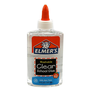 Firebrick Elmer's Clear Washable Glue