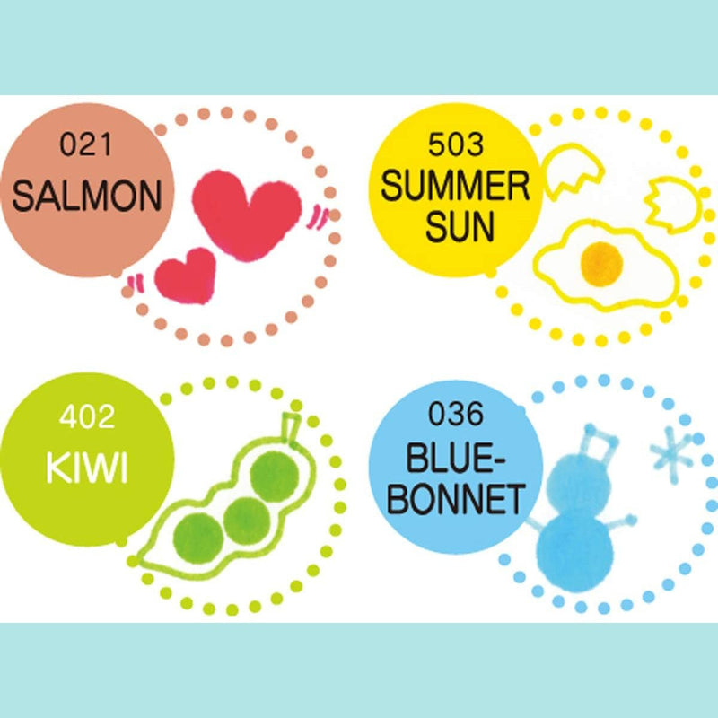 Kuretake - ZIG Clean Color Dot Markers - 4 Colors Set
