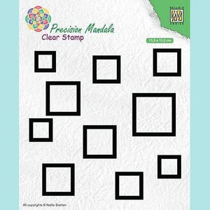 Nellie's Choice - Precision Mandala Clear Stamps - Squares