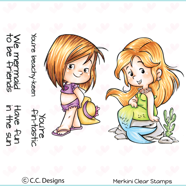 Snow C.C. Designs Merkini Clear Stamp Set