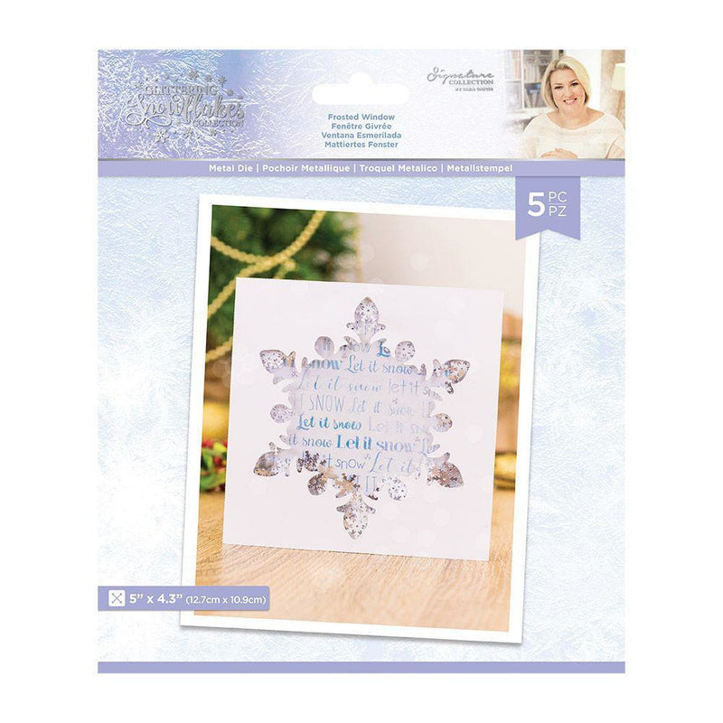 Crafter's Companion - Sara Signature - Glittering Snowflakes Die - Frosted Window