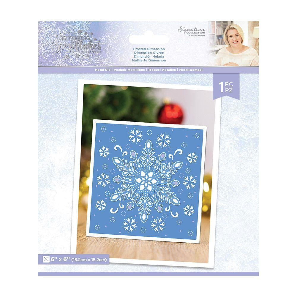 Crafter's Companion - Sara Signature - Glittering Snowflakes Die - Frosted Dimension