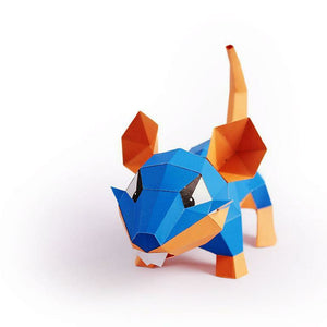 Papercraft World - 3D Papercraft Mouse 3D Paper Model, Lamp (Ages 6+)