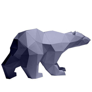 Papercraft World - 3D Papercraft Wall Polar Bear 3D Model (Ages 10+)