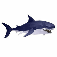 Dark Slate Gray Papercraft World - 3D Papercraft Shark (Ages 12+)
