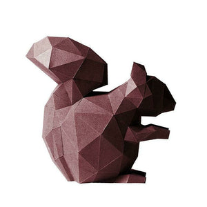 Papercraft World - 3D Papercraft Wall Squirrel (Ages 12+)