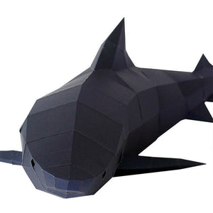 Papercraft World - 3D Papercraft Wall Tiger Sharks (Ages 16+)