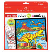 Faber-Castell - Foil Fun Colour by Number - T-Rex