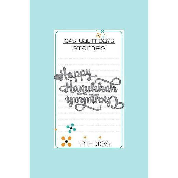 CAS-ual Fridays Stamps - Happy Hanukkah Fri-Dies Set