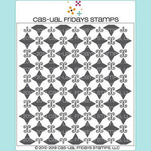 CAS-ual Fridays Stamps - Starlequin Stencil