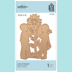 Spellbinders - Die D-Lites -  Love & Flowers - Great, Big Wonderful World by Sharyn Sowell