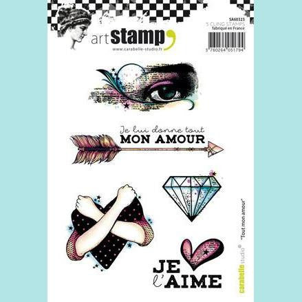 Carabelle Studio - Cling Stamp A: Tout Mon Amour