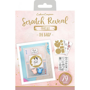 Crafter's Companion - Scratch Reveal Craft Kit - Oh Baby