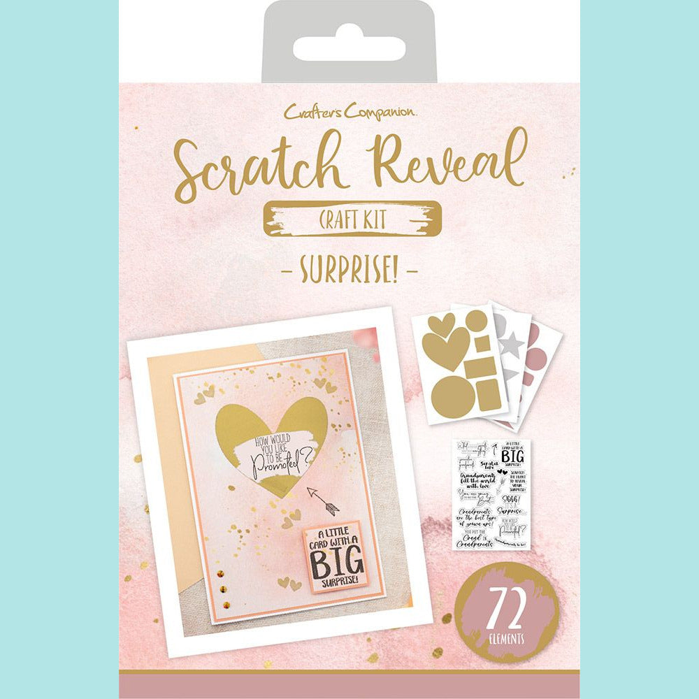 Crafter's Companion - Scratch Reveal Craft Kit - Surprise