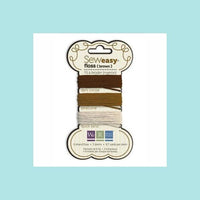 Saddle Brown We R Memory Keepers - WRMK - Seweasy Fancy Floss and Baker's Twine