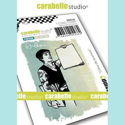 Carabelle Studio - Cling Stamp Small : Newsboy
