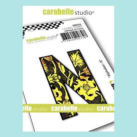 Khaki Carabelle Studio - Cling Stamp Small : Alphabet and Symbols