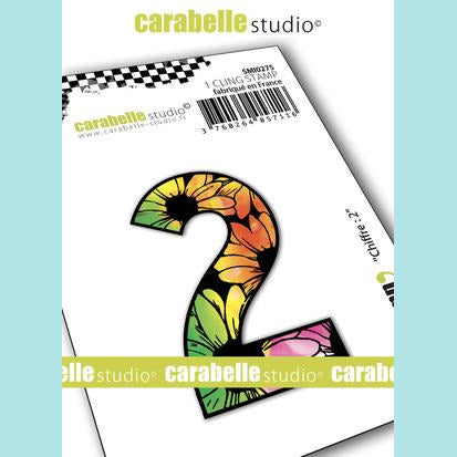 Carabelle Studio - Cling Stamp Small : Numbers 2