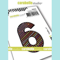 Carabelle Studio - Cling Stamp Small : Numbers 6