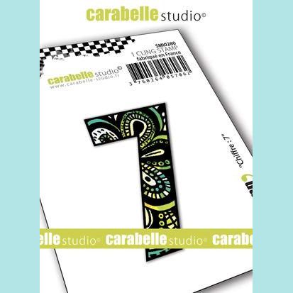 Carabelle Studio - Cling Stamp Small : Numbers 7