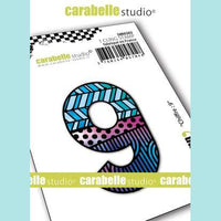 Carabelle Studio - Cling Stamp Small : Numbers 9
